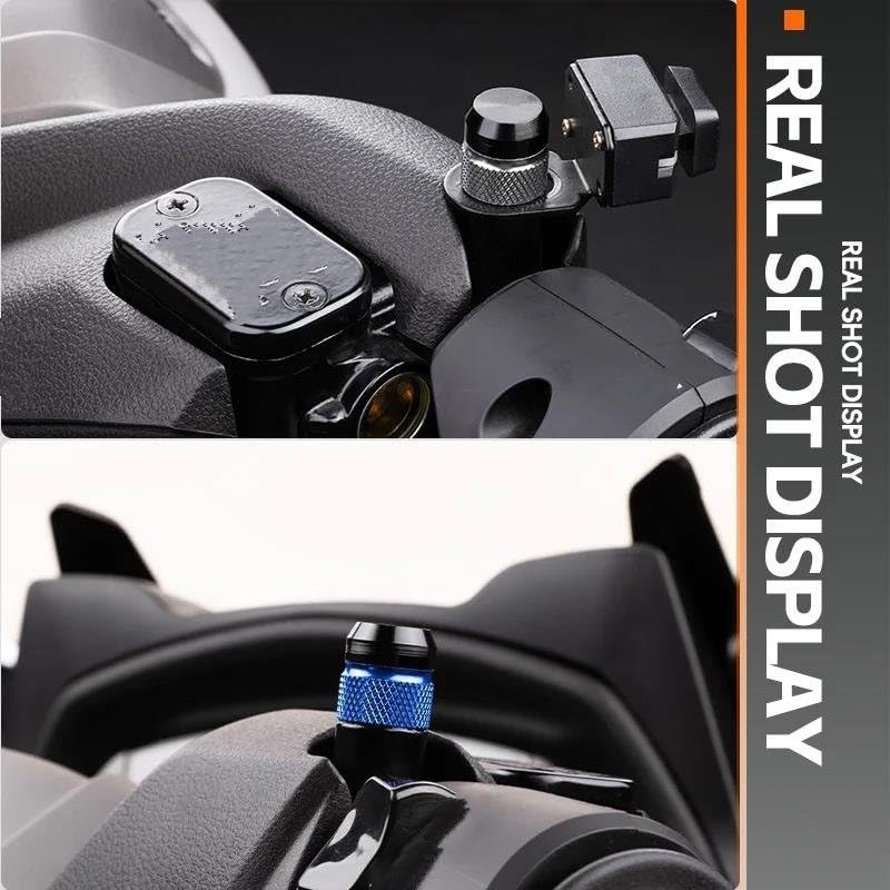 Motorcycle Mirror Hole Plug Screw Cap Mirror Cover Bolt Fit Forza 750 NSS 750