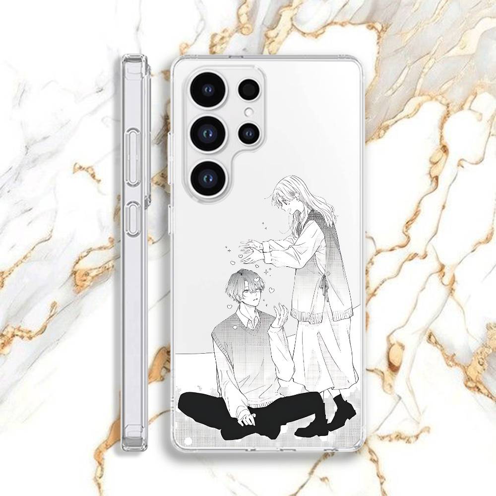 Kingyoya-san no Karisome Fuufu Phone Case For Samsung S21,S24,S30,S10,S22,S25,S23,S10,PIus,Ultra,5G,FE,lite Clear Soft Shell
