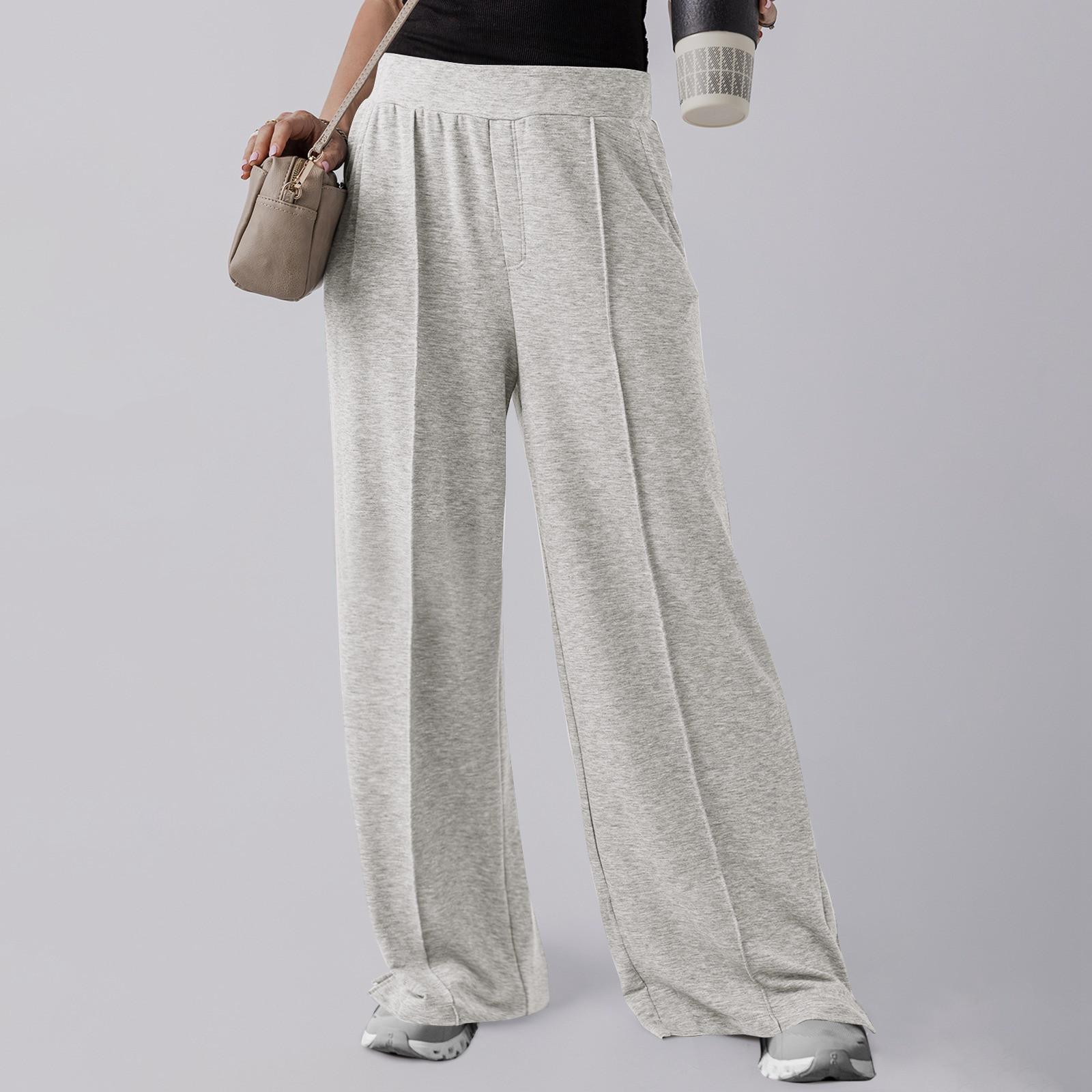 

Женская рабочая одежда, спортивные штаны, повседневные свободные флисовые брюки для бега с высокой талией, женские спортивные штаны, повседневные брюки, штаны для йоги, домашняя одежда XXL белый