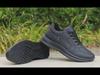 Men's Waterproof Black Leather Autumn Work & Casual Running Shoes