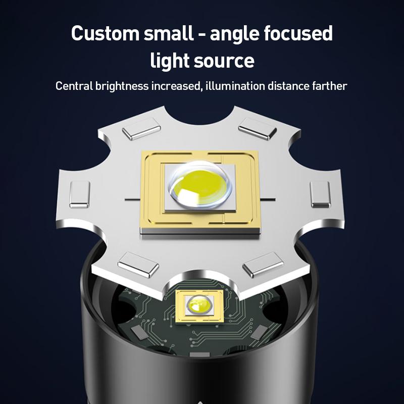 Philips Flashlight SFL5355 High-Power Zoom Flashlight - Bright LED Long Distance Torch