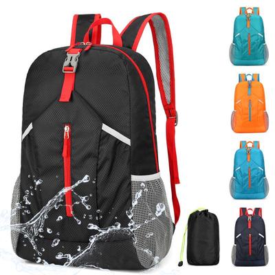 2024 Waterproof Double-Shoulder Folding Backpack - Lightweight, Large-Capacity, Customizable for Outdoor Travel and Sports