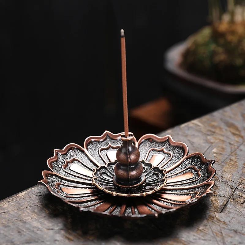 YXY Alloy Incense Burner Metal Incense Sticks Holder Zen Coil Incense Base Detachable Home Fragrance Products