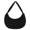 Women Daily Shoulder Bag Large Capacity Corduroy Chic Hobo Bag Solid Color Stylish Underarm Bags Padded Simple Dumpling Bag