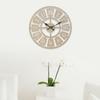 Wooden  Analog Display Decor Garden Hallway Outdoor Hanging Wall Clock (33cm)