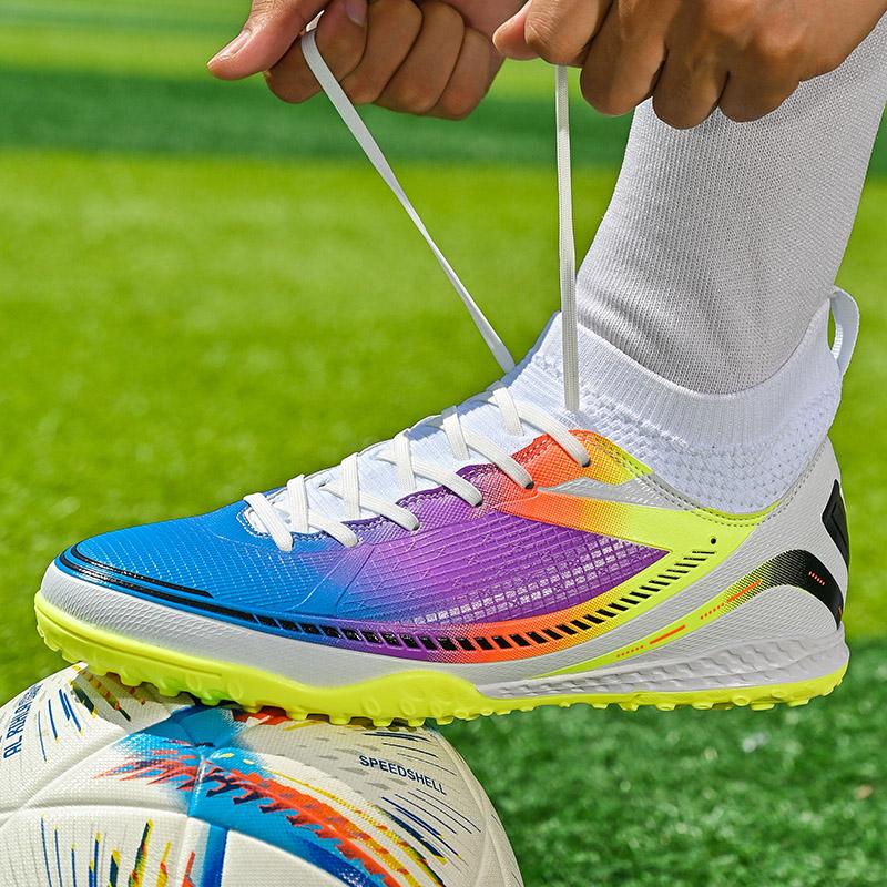 Unisex Soccer Shoes Outdoor/Indoor Boys Girls Football Boot Professional Futsal Football Training Sneakers