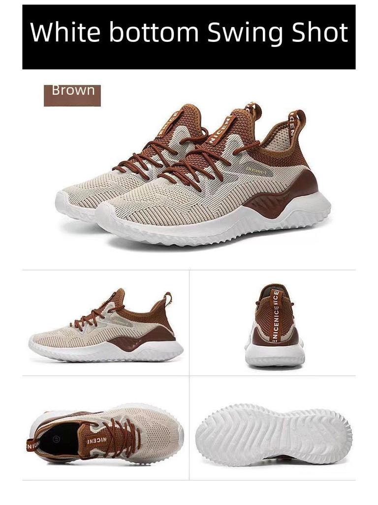 Men's Breathable Spring & Autumn Casual Sport Shoes: Versatile Woven Collection