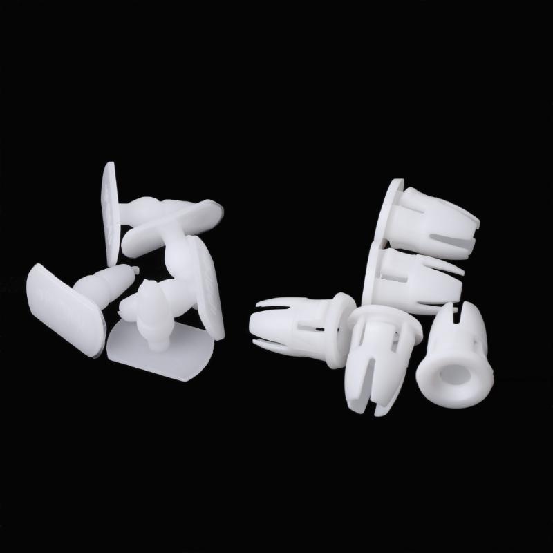 5 Pairs Car Bumper Fastener Trim Push Clip Panel Rivets For Mercedes Benz
