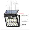 LED Motion Sensor Wall Lamp Solar Light Outdoor Garden Light 3 Lighting Modes Solar Fence Light Waterproof Solar Patio Lamp