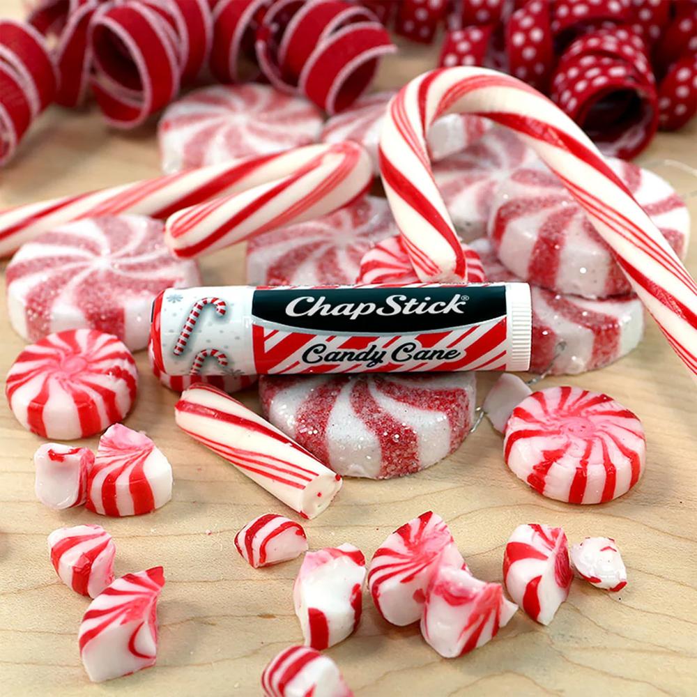 Nawilżający Balsam Do Ust Candy Cane Chapstick Świąteczny Zestaw 3 Sztuk