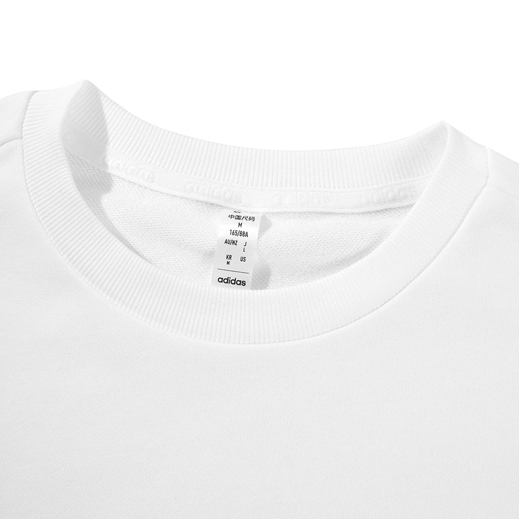 Adidas Sweatshirts Women's White Crew Neck Moderate KA1512