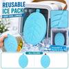 Portable Ice Box for Cooler Fan, 400ml, Light Blue, Reusable Pack for Food and Use