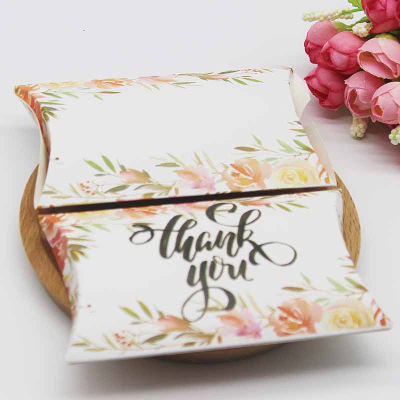 10 st nya presentaskar i kuddform DIY Handgjorda smycken halsband örhängen förpackningsask romantik För dig bröllop godisfavoriter förpackning