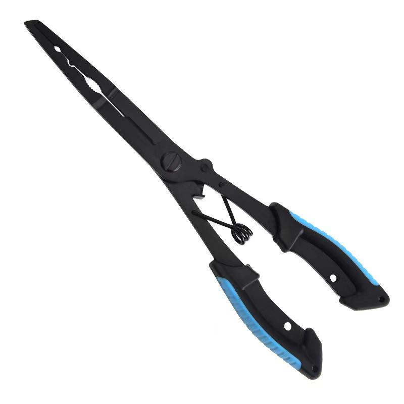 Black Teflon Eagle Beak Fishing Pliers: Multi-functional Hook, Line Cutter & Fish Control Tool