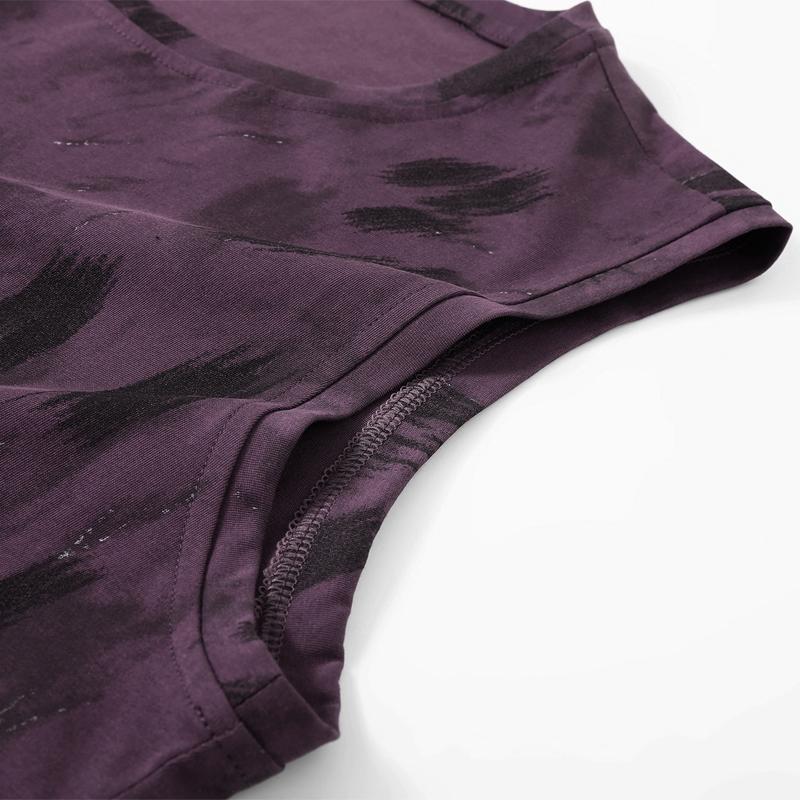 Men's Plus Size Tie Dye 2-Piece Outfit – Sleeveless Tank Top & Shorts Set (Sizes 5XL-11XL) Cotton Blend Summer Casual Wear