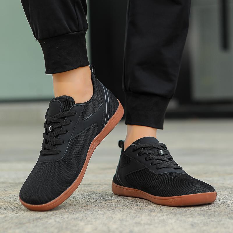 Breathable Knitted Women's Walking Shoes Wide Toe Cross Training Sneakers Men Fitness Gym Exercise Sports Shoes