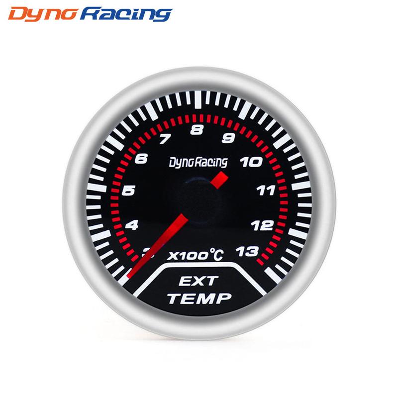 Dynoracing 2  52mm Exhaust gas temp gauge Smoke lens 300-1300C Auto Exhaust gas temp gauge Car meter BX101234
