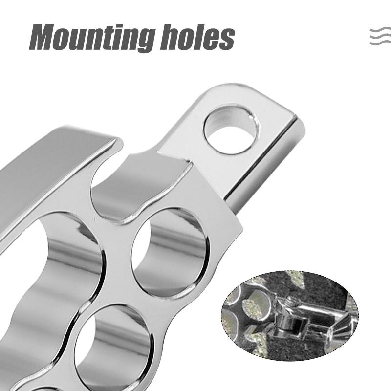 1 Paar Motorradpedale Vintage Pedale Cat Claw Hinterpedale für Harley