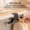 1Pc No Drill Desk Side Hanger Dual Hook Backpack Hanger Portable School Bag Hook  Dormitory