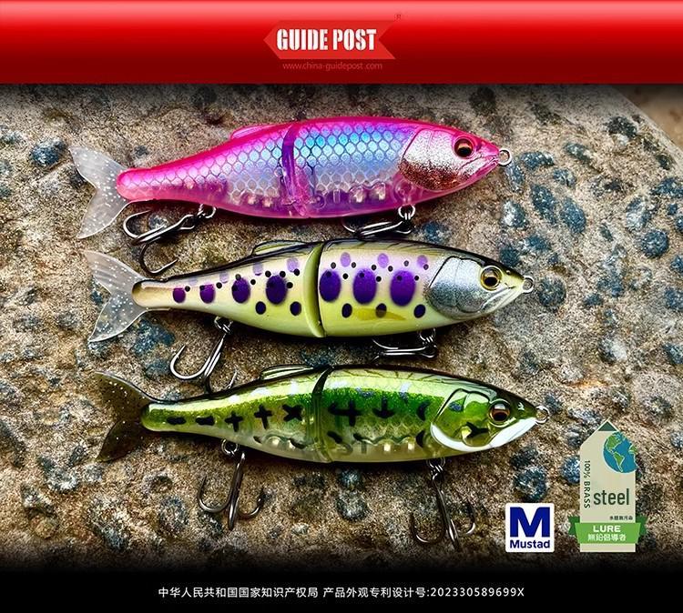 GUIDEPOST Trout & Bass Lure 4.5g/32g - Small/Large Competition Black Pit