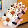 Korean Cute Flower Scrunchie Children Girls Kid Elastic Hair Rubber Band Accessories Tie Hair Ring Rope Headdress Ornaments