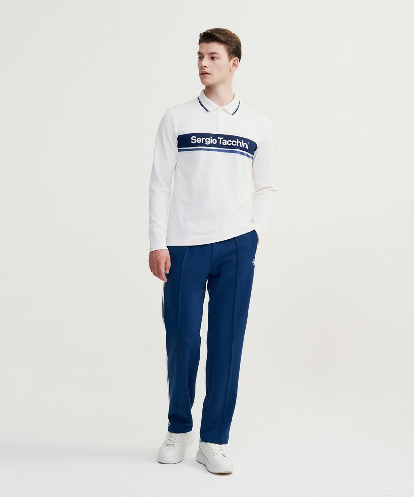 SERGIO TACCHINI M Goat Damarindo Long Sleeve Polo Shirt