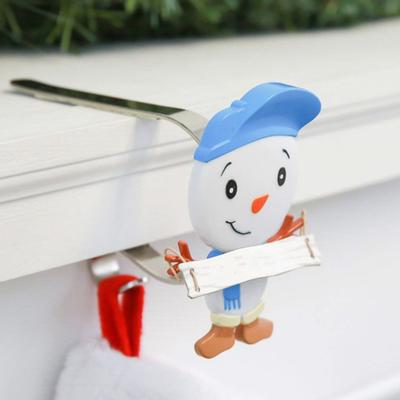 Scratch-Free Christmas Stocking Holder Metal Fireplace Stocking Hanger for Fireplace