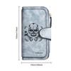 Gothic Skull Pattern Long Wallet Forever Style Fashion PU Leather Purse