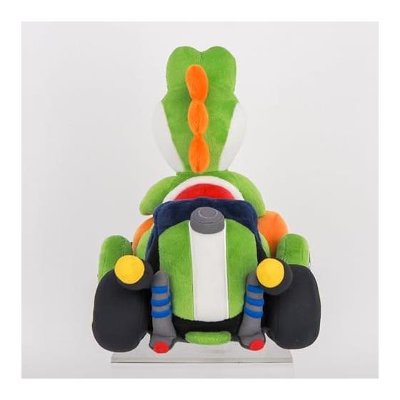 San-Ei Super Mario Mario Kart World Yoshi Plush MKW02