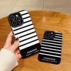 Vertical Grain Leather Simple Design Printed Soft Silicone Phone Case Back Cover with Camera Lens Full Protection for Samsung