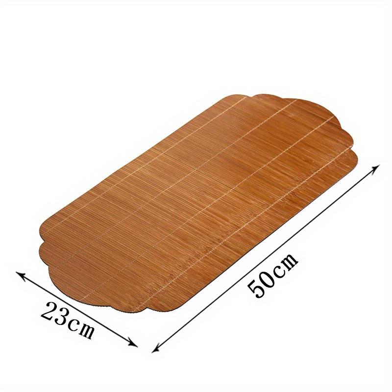 Bamboo Woven Mat Dry Foam Mat Chinese Tea Mat Waterproof Tea Table Mat High-end Fabric Tea Set Accessories