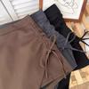 Women's Spring 2024 High-Waist Pleated A-Line Skirt with Drawstring - Fashionable Slim Korean Style Skirt Pants