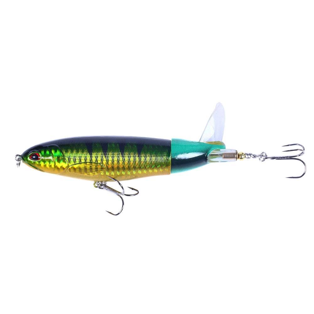 11cm13gFloating Pencil Propeller Simulation Lure Bait Surface Drag Tractor Bait Bass Pike Special Kill