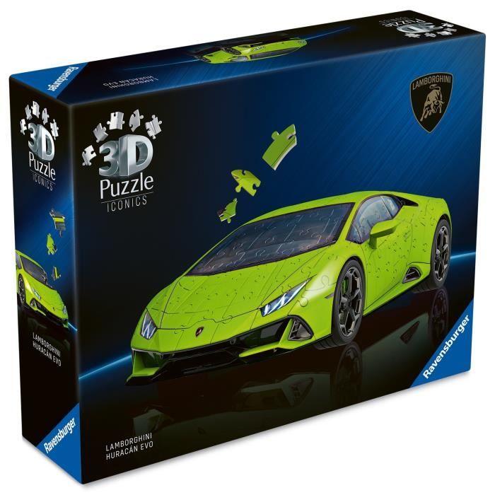 Puzzle 3D Iconics - Lamborghini Huracán EVO - Edition verte