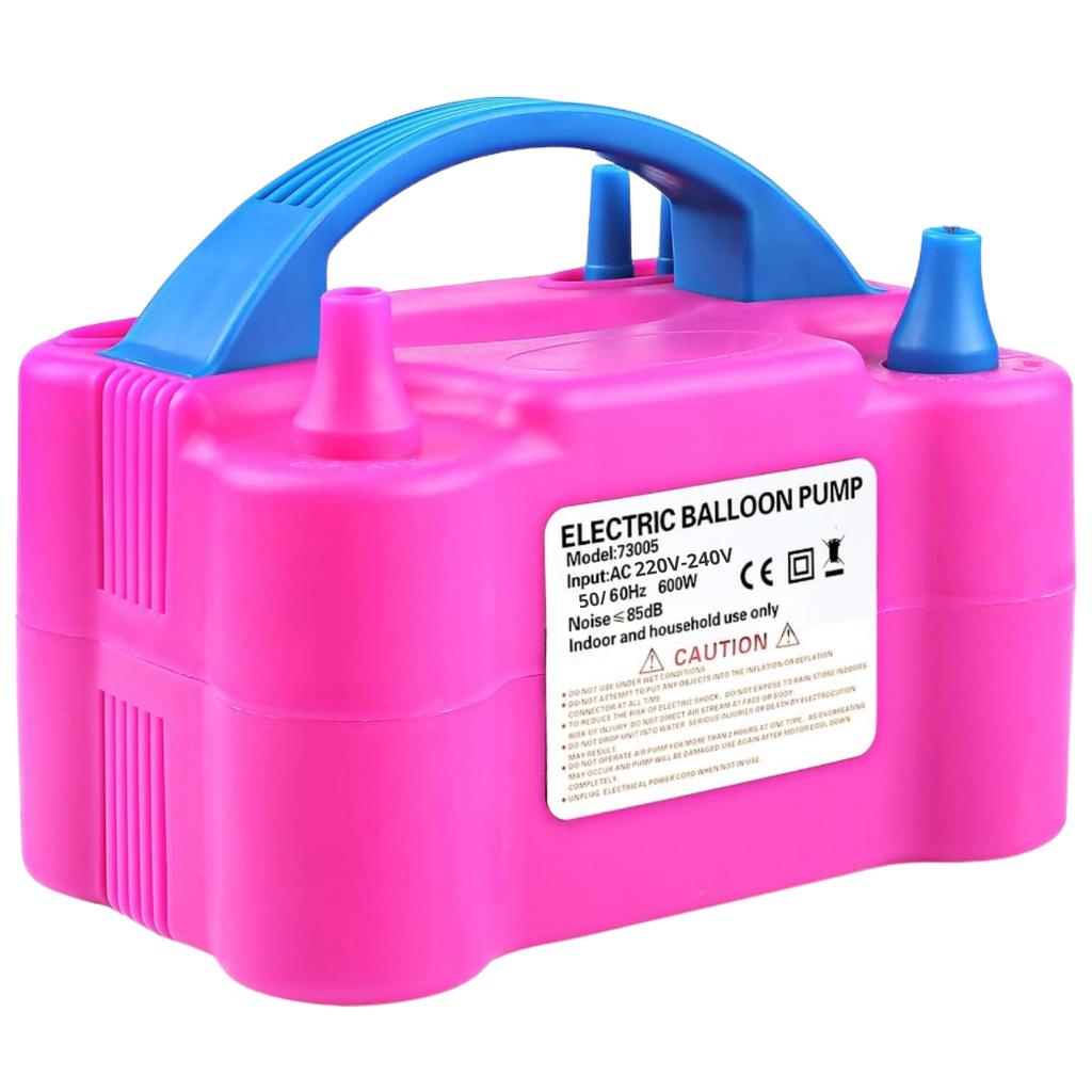 Silná pumpa na nafukování a vyfukování balónků, elektrická, 2 trysky, rychlá