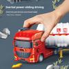 1:50 Children's Cartoon Toys Inertial Oil Tank Transport Car Engineering Car Model Kindergarten Small Gift New Year Gift