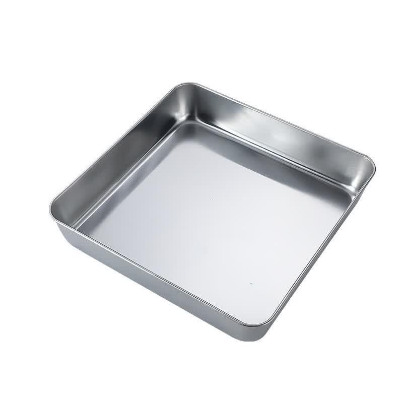 DeRuiEn Stainless Steel Square Multi-purpose Tray