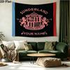Custom Name Sunderland AFC Printed Tapestry – Wall Hanging for Bedrooms, Dorms, and Home Decor