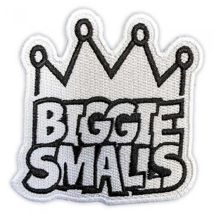 Biggie Smalls Woven Crown Logo Iron On Patch