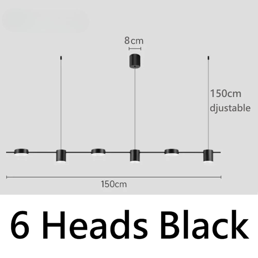 Moderní minimalistické závěsné svítidlo LED pásky Závěsná lampa Lustr Osvětlovací těleso pro kuchyňský bar Jídelní stůl