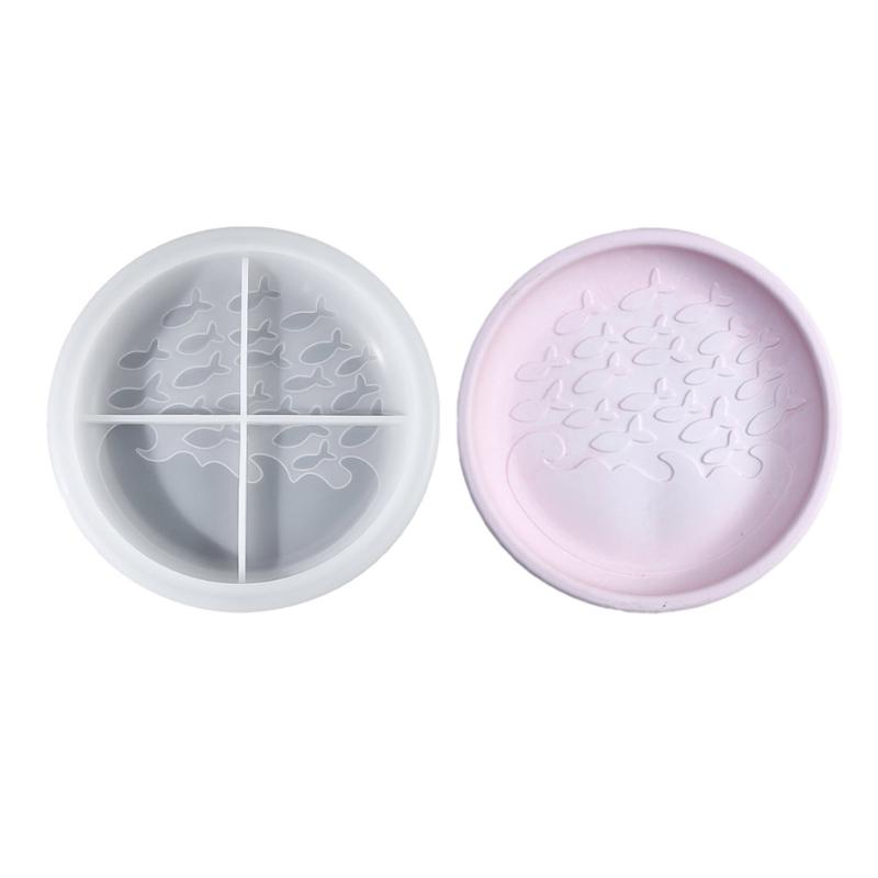 Unique Silicone Molds Silicone Crafting Moulds Ocean Theme Plate Molds Jewelry Tray Moulds Suitable for Jewelry Tray