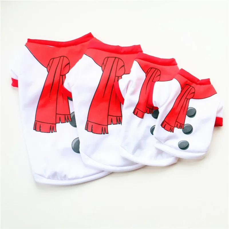 Christmas Sphynx Cat Dog Vest Shirt Festival Pet Clothes for Cats Kitten Mascotas Costume Clothing Camisetas Para Gatos