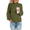 Women's Casual Long Sleeve Chunky Turtleneck Knit Sweater Winter  Long Sleeve Sweater Sweater Sweater