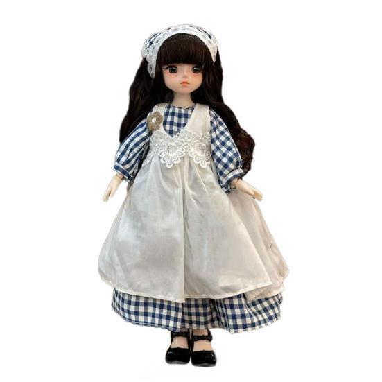 30cm Articulated Doll And Clothes Poseable Doll with Movable Joints Soft Cloth Clothing Collectible