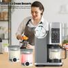 Pahar Swirl pentru Aparat de Înghețată Ninja Creami Recipiente de Rezervă pentru Aparat de Smoothie Moale Pahar Reutilizabil Ciclonic
