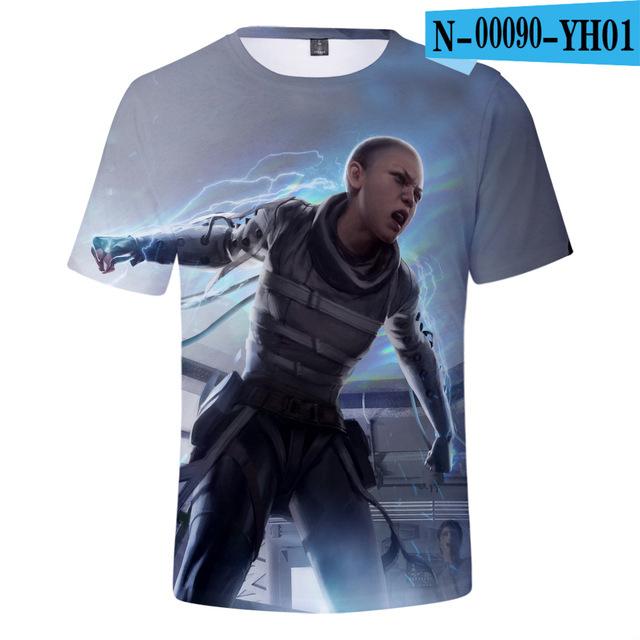 Kids T Shirt 3d Apex Legends Clothing Children Boys Girls Short Sleeve Tshirt Outerwear T -Shirt Children Clothe Tee 