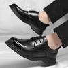Fashion New Designer Lace Wedding Shoes for Men Spring Autumn Fashion Casual Leather Shoes Male Hallow Breathable Dress Shoe Man