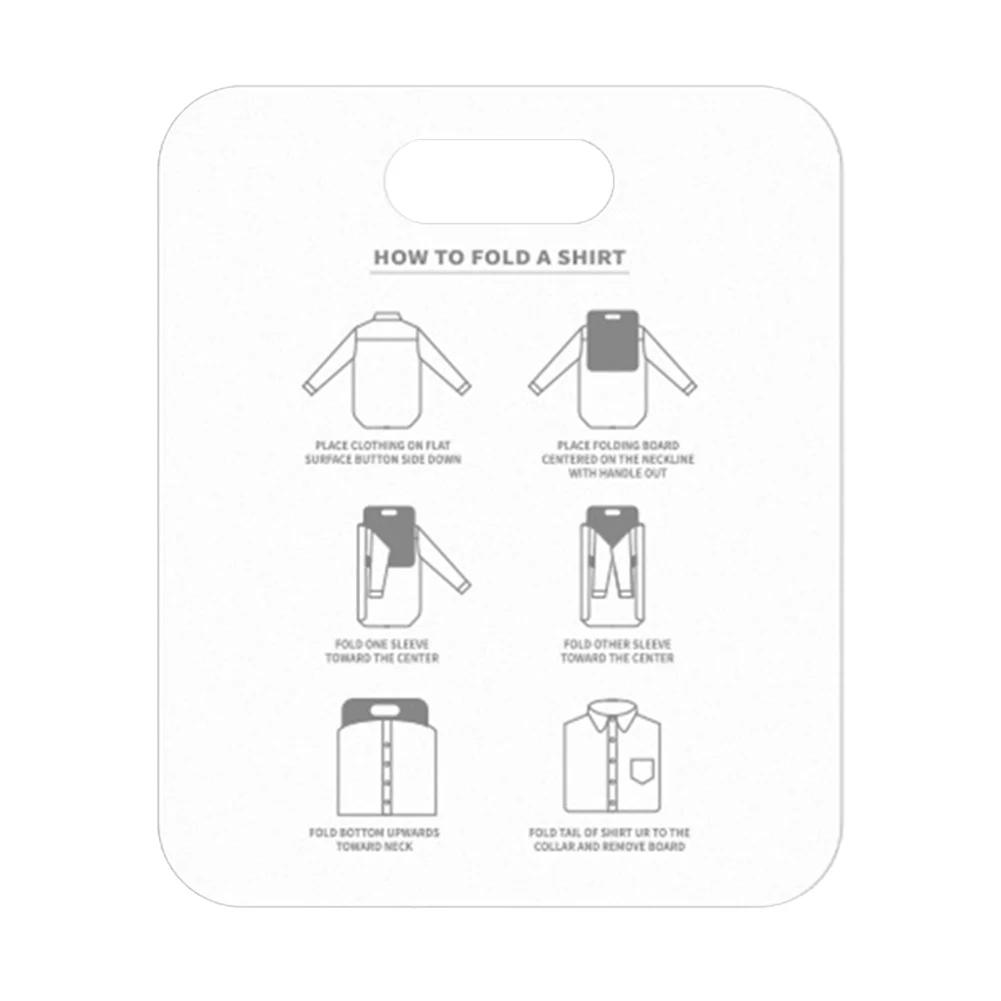 Clothes Folding Board Plastic Household Shirt Folding Board Creative Dress Fold Organizer for Kids Adults Clothes