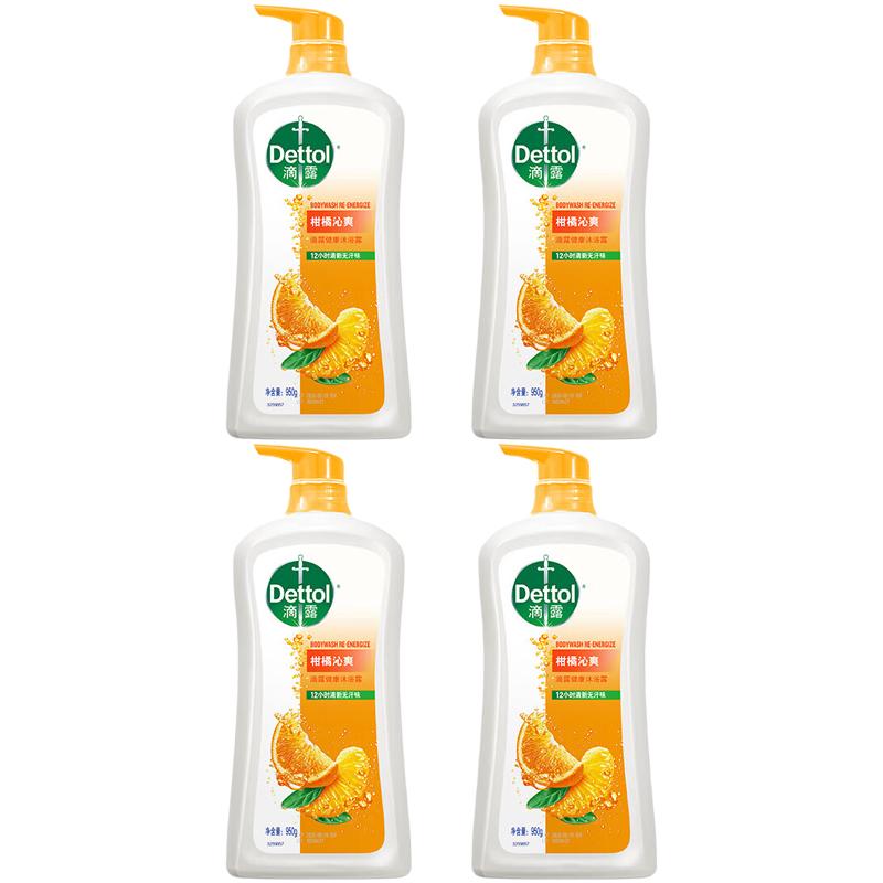 

Dettol Citrus Refreshing Shower Gel 4 x 950g