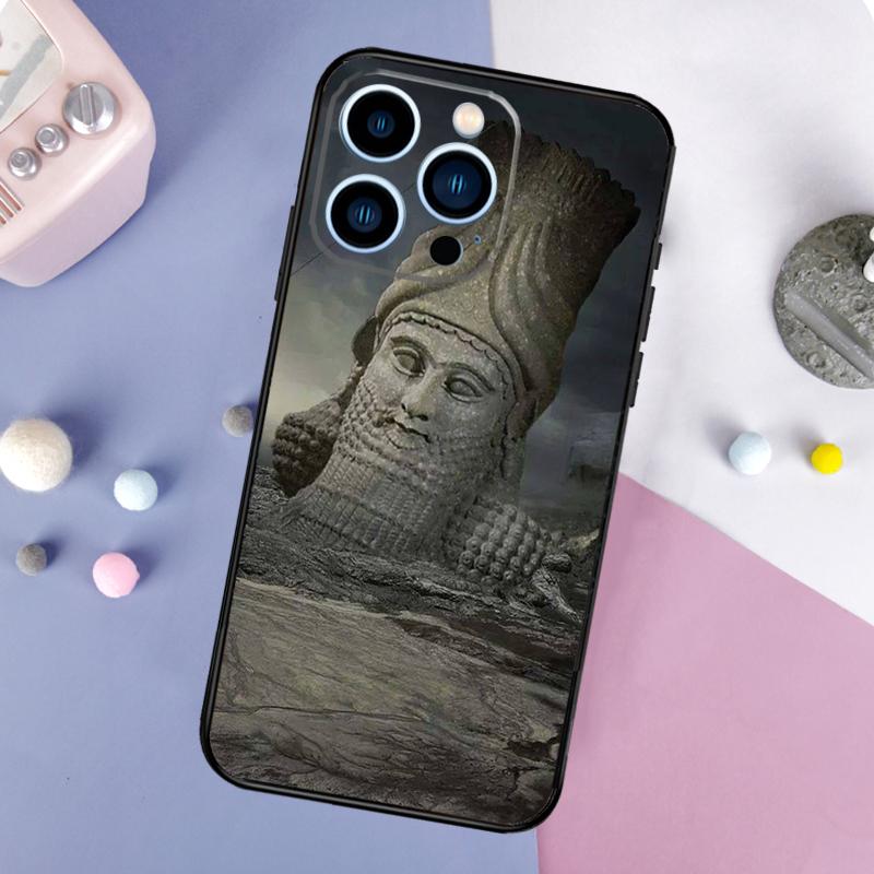 

Lamassu Assyrian Mesopotamian Phone Case For iPhone 17 Air 17Pro Cover For Apple iPhone 17 Pro Max Cover Funda iPhone 17Pro MAX